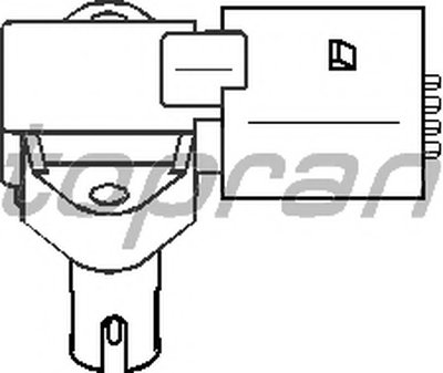 Датчик, давление во впускном газопроводе TOPRAN купить