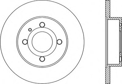 Тормозной диск ADAPTIVE OPEN PARTS купить