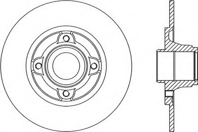 Тормозной диск ADAPTIVE OPEN PARTS купить