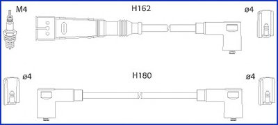 Комплект проводов зажигания Hueco HITACHI Придбати