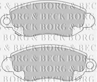 Комплект тормозных колодок, дисковый тормоз BORG & BECK купить