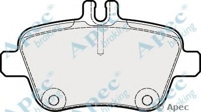 Комплект тормозных колодок, дисковый тормоз APEC braking купить