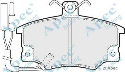 Комплект тормозных колодок, дисковый тормоз APEC braking купить