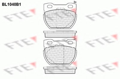 Комплект тормозных колодок, дисковый тормоз FTE купить