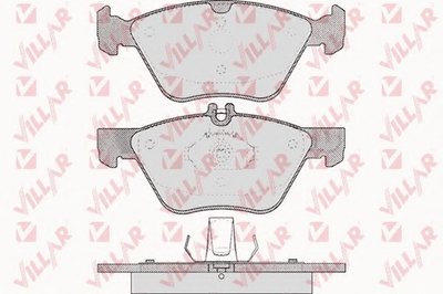 Комплект тормозных колодок, дисковый тормоз VILLAR купить