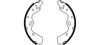 Комплект тормозных колодок HELLA купить