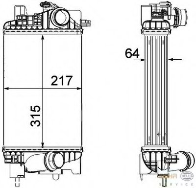 Интеркулер BEHR HELLA SERVICE HELLA купить
