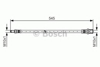 Шланг тормозной (передний) Iveco Daily IV/V 2.3D 06-14 (510mm)