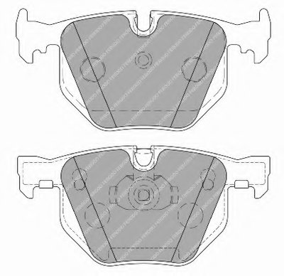 Комплект тормозных колодок, дисковый тормоз PREMIER FERODO купить