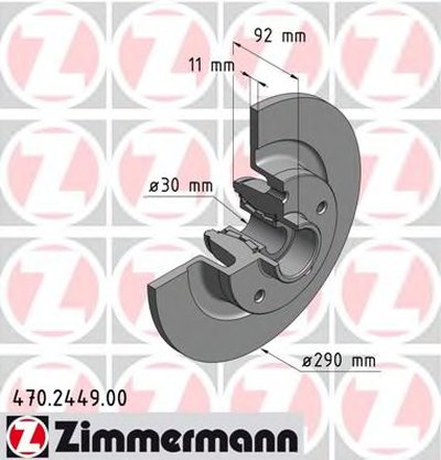 Тормозной диск ZIMMERMANN купить