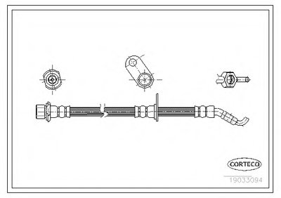 Тормозной шланг CORTECO купить