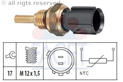 Датчик, температура охлаждающей жидкости; Датчик, температура охлаждающей жидкости; Датчик, температура охлаждающей жидкости FACET купить
