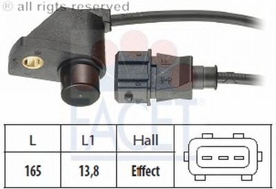 Датчик, положение распределительного вала FACET купить