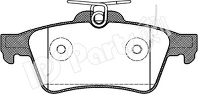 Комплект тормозных колодок, дисковый тормоз IPS Parts IPS Parts купить