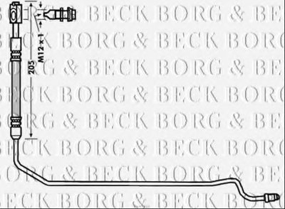 Тормозной шланг BORG & BECK купить