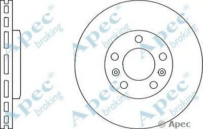 Тормозной диск APEC braking купить