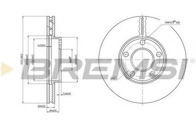 Тормозной диск BREMSI купить