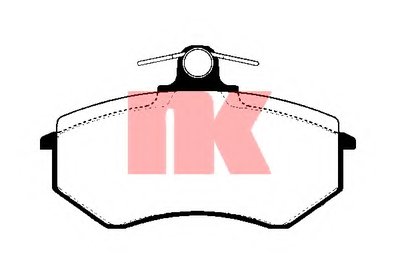 Комплект тормозных колодок, дисковый тормоз NK купить