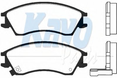 Комплект тормозных колодок, дисковый тормоз MK KASHIYAMA KAVO PARTS купить