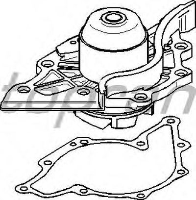 Водяной насос TOPRAN купить