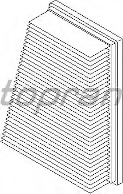 Воздушный фильтр TOPRAN купить