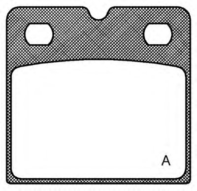 Комплект тормозных колодок, дисковый тормоз ADVANCE OPEN PARTS купить