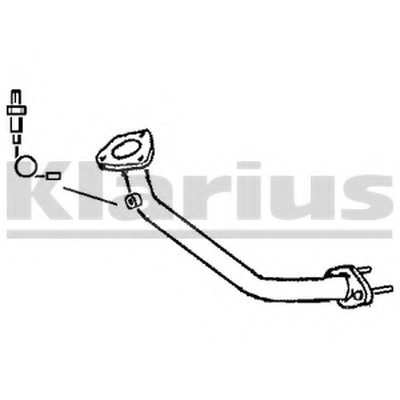 Труба выхлопного газа KLARIUS купить