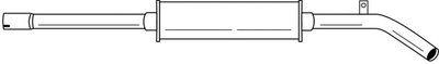 Средний глушитель выхлопных газов SIGAM купить