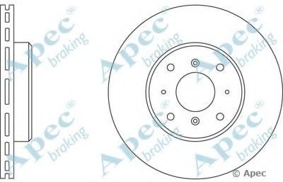 Тормозной диск APEC braking купить