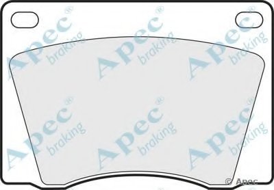 Комплект тормозных колодок, дисковый тормоз APEC braking купить