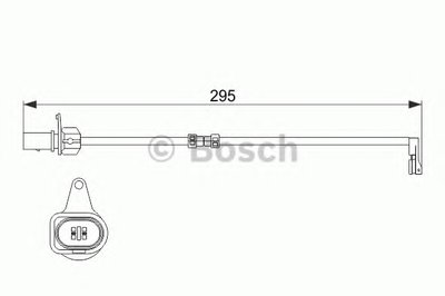 Сигнализатор, износ тормозных колодок BOSCH купить