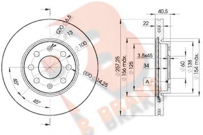 Тормозной диск R BRAKE купить