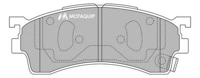 Комплект тормозных колодок, дисковый тормоз MOTAQUIP купить