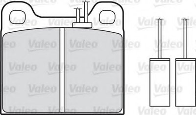 Комплект тормозных колодок, дисковый тормоз VALEO купить