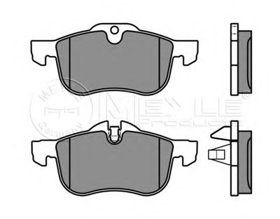 Комплект тормозных колодок, дисковый тормоз MEYLE купить