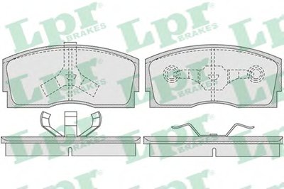 Комплект тормозных колодок, дисковый тормоз LPR купить