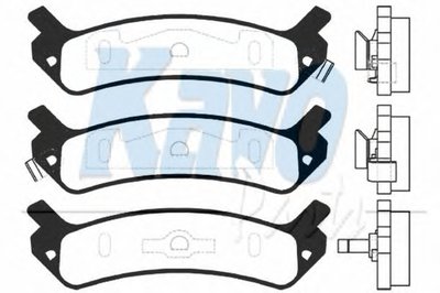 Комплект тормозных колодок, дисковый тормоз MK KASHIYAMA KAVO PARTS купить