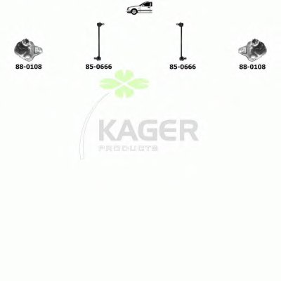 Подвеска колеса KAGER купить