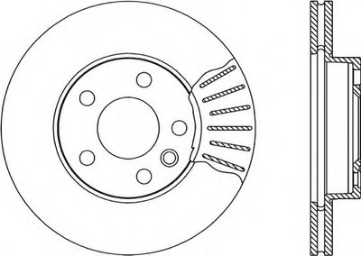 Тормозной диск ADAPTIVE OPEN PARTS купить