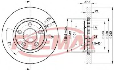 Тормозной диск Premium Carbon + FREMAX купить