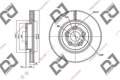 Тормозной диск DJ PARTS купить