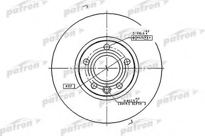 Тормозной диск PATRON купить