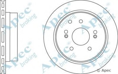 Тормозной диск APEC braking купить