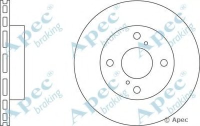 Тормозной диск APEC braking купить