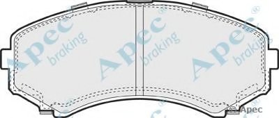 Комплект тормозных колодок, дисковый тормоз APEC braking купить