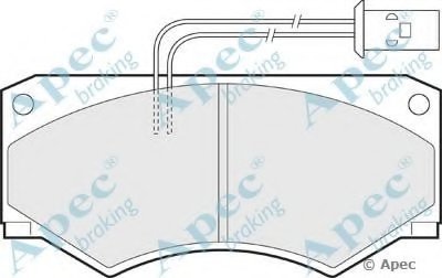 Комплект тормозных колодок, дисковый тормоз APEC braking купить