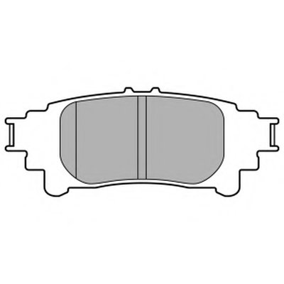 Комплект тормозных колодок, дисковый тормоз DELPHI купить