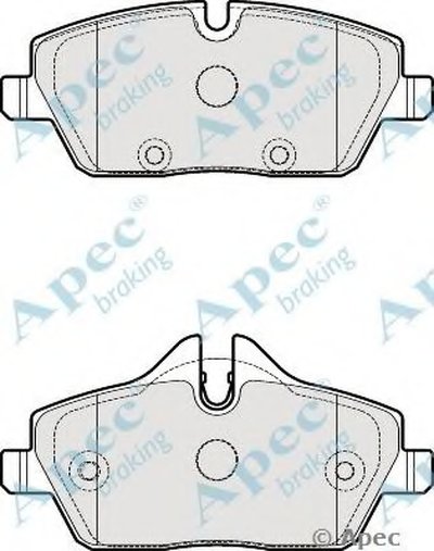 Комплект тормозных колодок, дисковый тормоз APEC braking купить