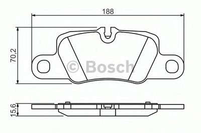 Комплект тормозных колодок, дисковый тормоз BOSCH Купить