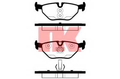Комплект тормозных колодок, дисковый тормоз NK купить